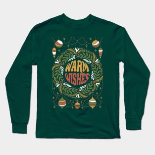 Warm Christmas Wishes Long Sleeve T-Shirt